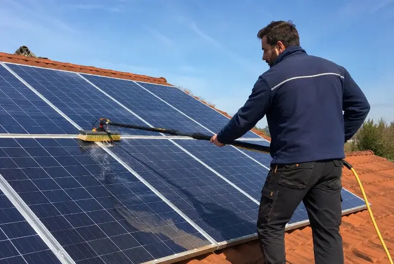 Nettoyage et entretien de panneaux solaires à Juigné-des-Moutiers